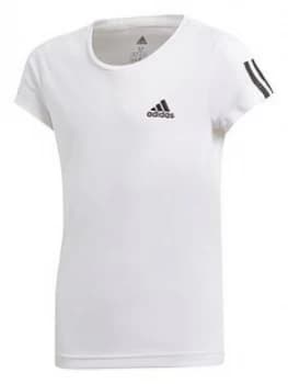 Adidas Youth Training Equipment T-Shirt - White/Black