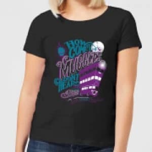 Harry Potter Knight Bus Womens T-Shirt - Black
