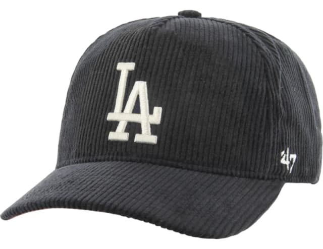 '47 Brand Mlb Los Angeles Thick Cord 47 Hitch Cap Black OSFA