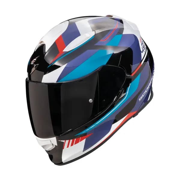 Scorpion EXO-491 Abilis Black Blue Red Full Face Helmet Size 2XL