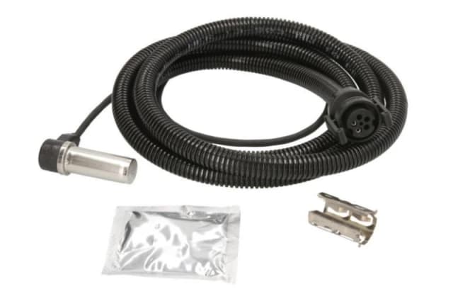 KNORR-BREMSE K144242K50 ABS Sensor Rear Axle Right, with sleeve Sensor,wheel speed (412)