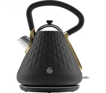 Swan Gatsby SK14080BLKN Traditional Kettle - Black