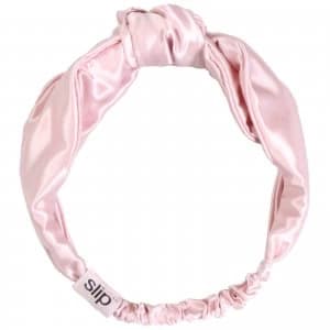 Slip Silk Knot Headband (Various Colours) - Pink
