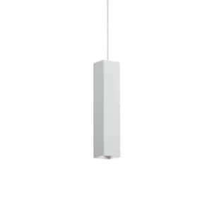 Sky 1 Light Slim Ceiling Pendant White, GU10