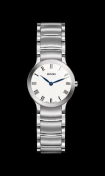 Rado Centrix Womens watch - Water-resistant 3 bar (30 m), Stainless steel, light