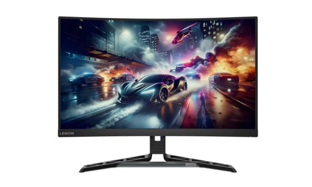 Lenovo Legion R27qc-30 27 QHD 180Hz 0.5ms Curved Gaming Monitor 67C6GAC2UK Black