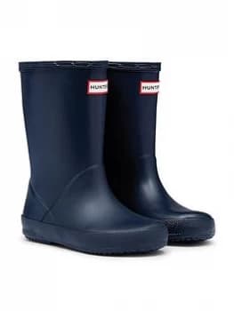Hunter Original Infant First Classic Wellington Boots - Navy, Size 6 Younger