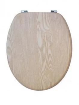 Aqualona Oak Effect Toilet Seat
