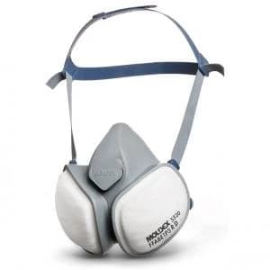 Moldex ABE1P3R Half Mask with Pleated Filter Technology Grey Ref M5330