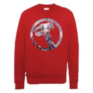 Marvel Avengers Assemble Thor Montage Sweatshirt - Red - L