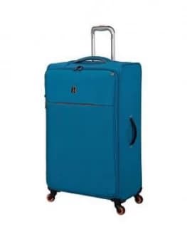 IT Luggage Glint Large Teal/Orange Trim Suitcase
