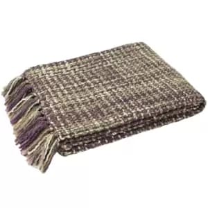 Riva Home Baoli Throw (140x180cm) (Plum)