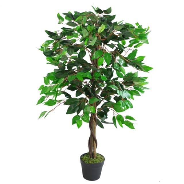 Leaf Design 110cm Large Artificial Bushy Ficus Tree