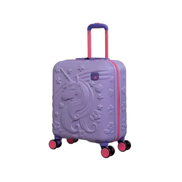 IT Luggage Mystical VWWKI Hard Shell Lavender Kiddies Underseat Suitcase