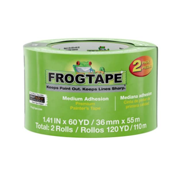 Frogtape Multi Surface Green Masking Tape (L)55M (W)36mm, Pack Of 2