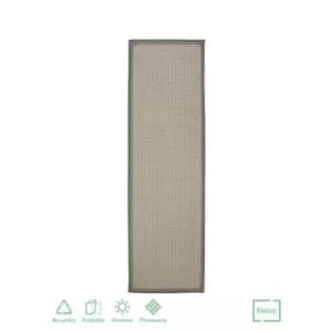 Relay Hydroflex Indoor/Outdoor Rug Border Natural 060X230Cm