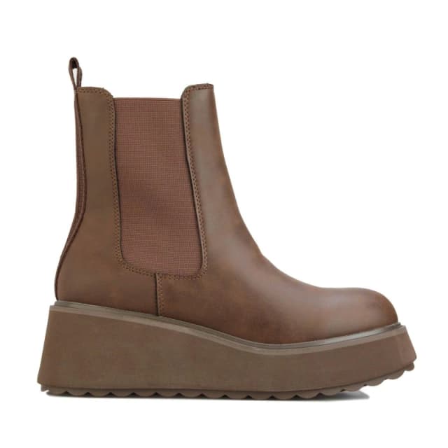 Rocket Dog Heyday Brown Platform Chelsea Boot