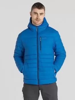 Craghoppers Compresslite VIII Hooded Jacket, Blue Size M Men