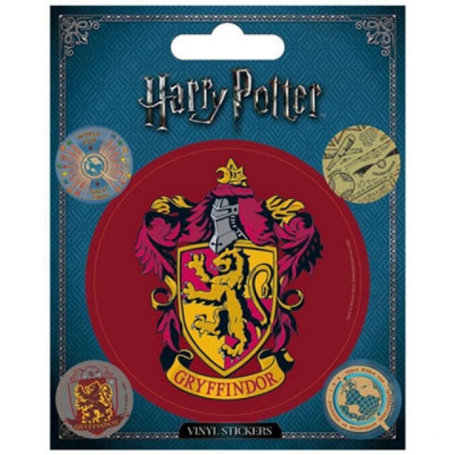 Harry Potter Vinyl Gryffindor Sticker (Pack of 5) Multi unisex