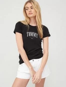 Tommy Jeans Script T-Shirt - Black
