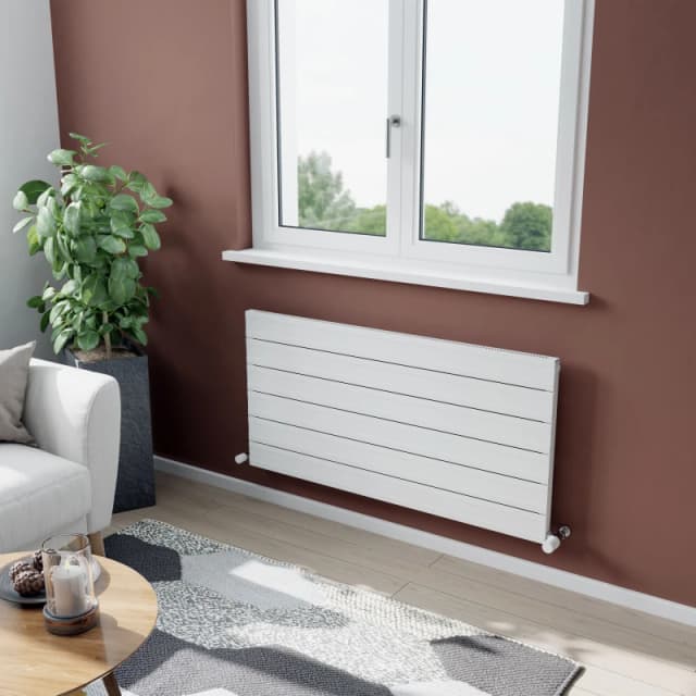 Agadon Rome Designer Aluminium Radiator in White Size: 603mm x 600mm White Unisex 603mm x 600mm