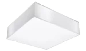 Square Flush Light White 25cm E27