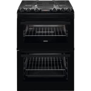 Zanussi ZCG63250BA 60cm Double Oven Gas Cooker
