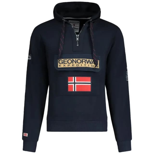 Zip-up hoodie Geographical Norway Gymclass Bleu Male S