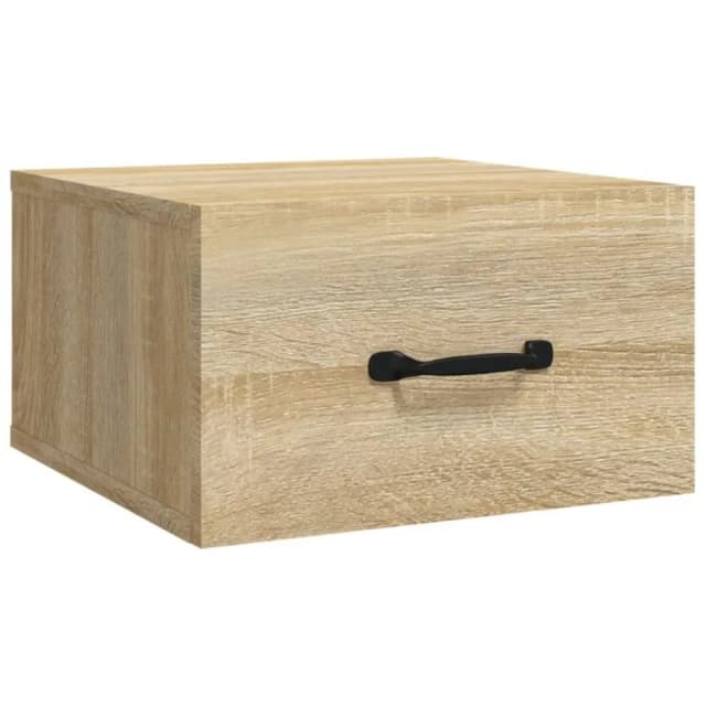 VIDAXL Wall-mounted Bedside Cabinet Sonoma Oak 35x35x20cm Vidaxl 8720287083368