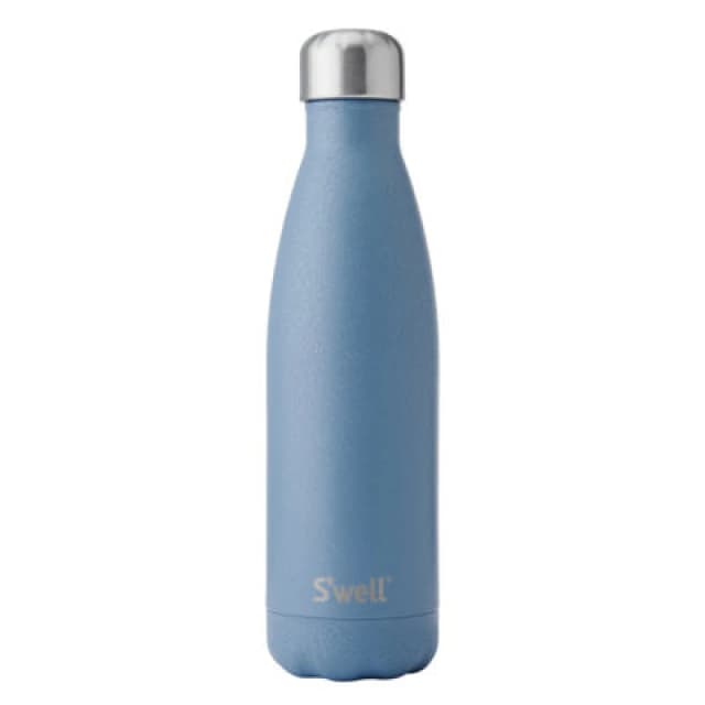Swell S'well Desert Sky Blue Water Bottle, Triple Layered Insulated Travel Bottle For Hydration. Stainless Steel, Bpa-Free, 500Ml