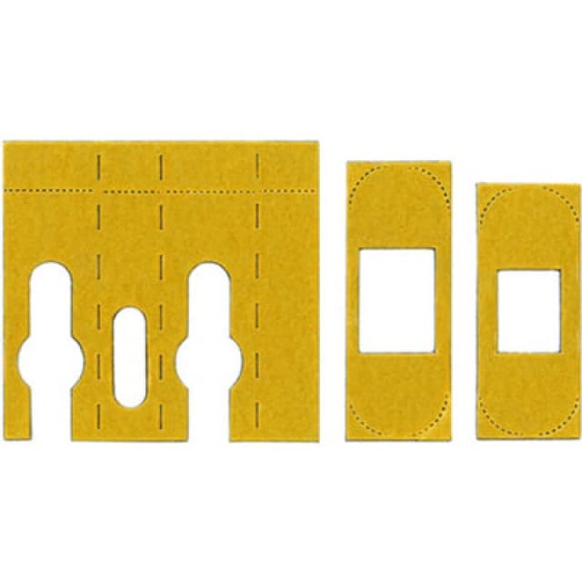 Loops Tubular Latch Intumescent Strip Kit For 64/76mm Latches with Strike Plate Multi