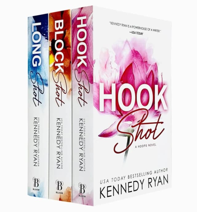 HOOPS Series 3 Books Collection Set (Long Shot, Block Shot and Hook Shot) Kennedy Ryan Books