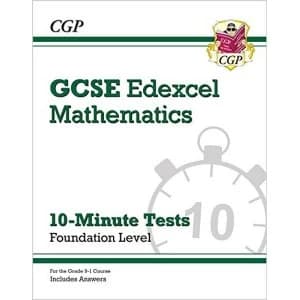 New Grade 9-1 GCSE Maths Edexcel 10-Minute Tests - Foundation (includes Answers) Paperback / softback 2018