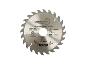 Trend CSB/14024 Craft saw blade 140mm x 24 teeth x 20mm