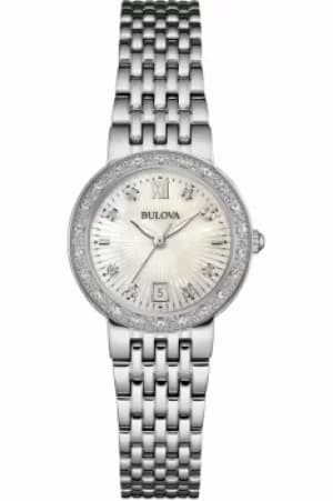 Ladies Bulova Diamond Gallery Watch 96W203