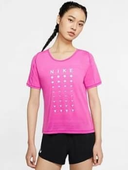 Nike Icon Clash Short Sleeve Top - Pink