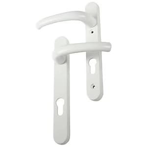 Yale Essentials Short Backplate Door Handle - White