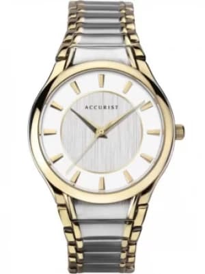 Accurist Mens Two Tone Bracelet Watch 7301