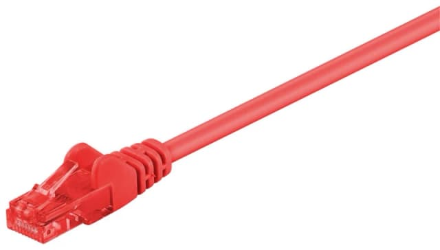 Microconnect B-UTP60025R networking cable Red 0.25 m Cat6 U/UTP (UTP)