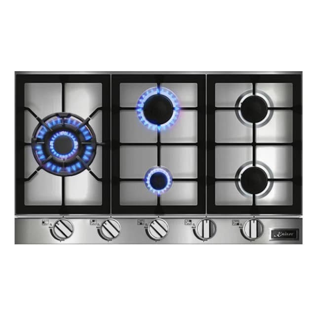 Kaiser Appliances Avantgarde Pro 86cm Gas Hob Metallic Silver unisex