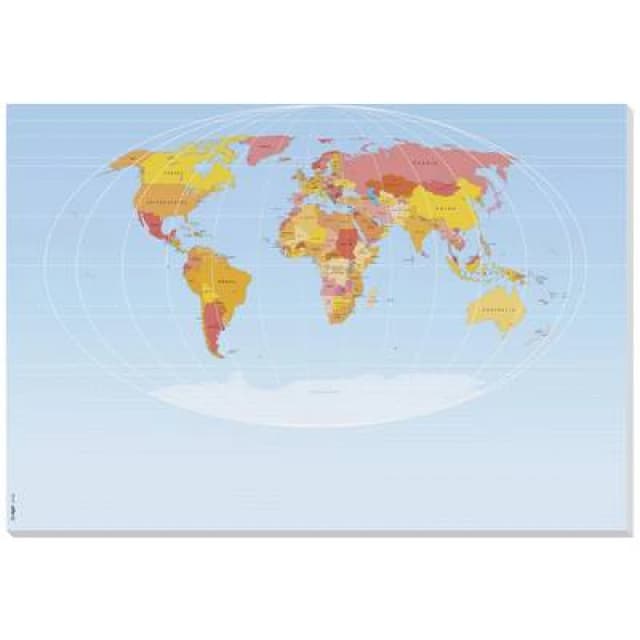 Sigel Sigel World Map HO560 Desk pad Blank Multicolour (W x H) 595mm x 410 mm HO560