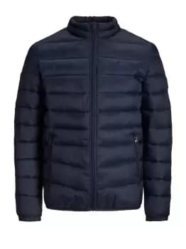 JACK & JONES Zip Through Puffer Jacket Men Blue
