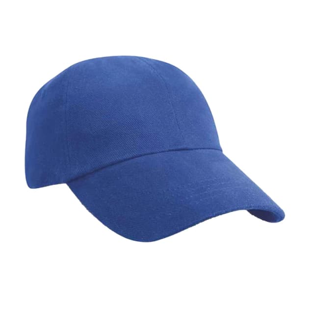 Result Womens Heavy Brushed Cotton Low Profile Baseball Cap in Blue Blue Female One Size