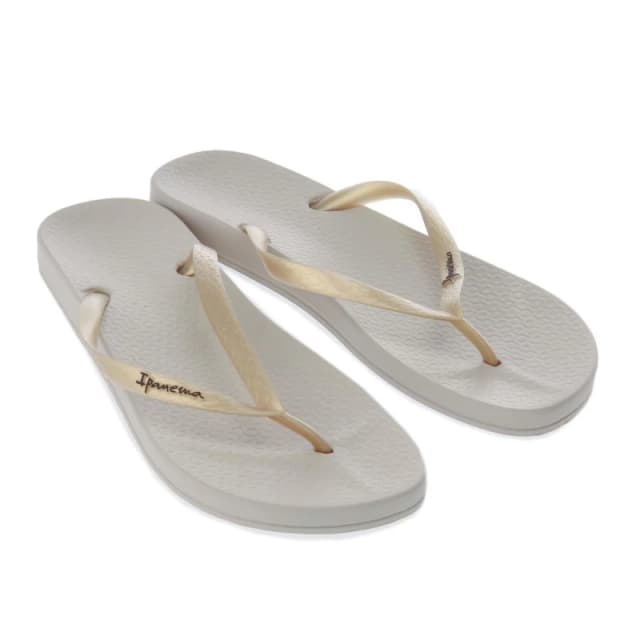 Ipanema Anatomica Tan Flip Flops Gold female UK 3