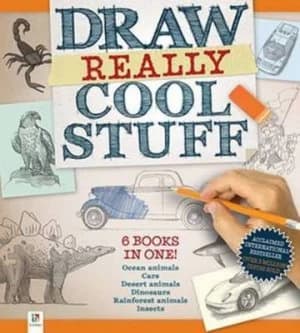 Draw Really Cool Stuff by Hinkler Hardback