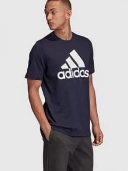 Adidas Badge Of Sport T-Shirt - Navy