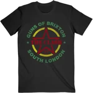 Clash - The - Guns of Brixton Unisex XX-Large T-Shirt - Black