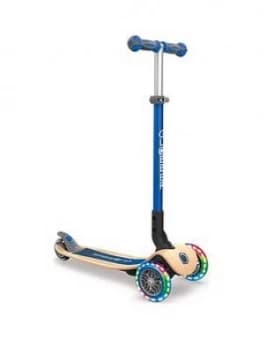 Globber Primo Foldable Wood Scooter - Blue