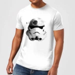 Star Wars Command Stromtrooper Death Star Mens T-Shirt - White - 3XL