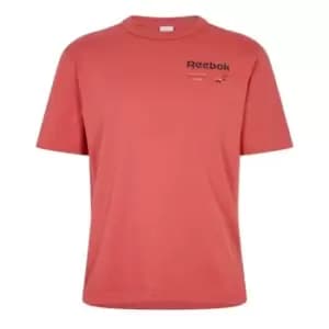 Reebok Q1 T Shirt Mens - Orange